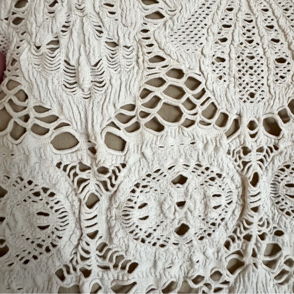 Intimately Free People Lace Medallion Stretch Bodycon Dress Cream - Picture 6 of 8